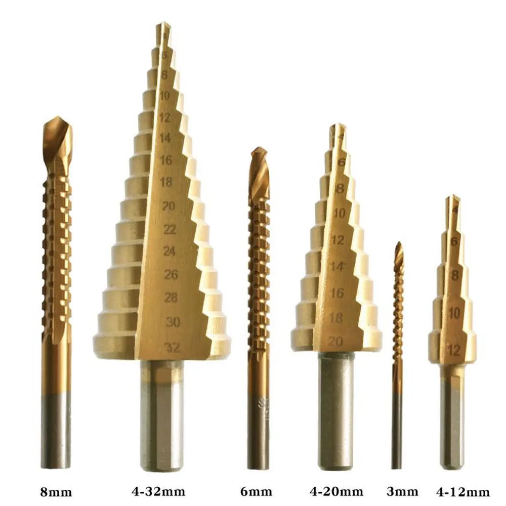 Купить Набор Ступенчатых Сверл По Металлу