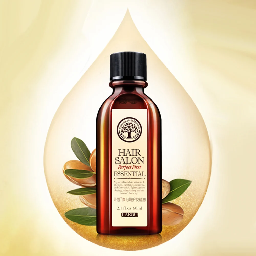 60ml Argan Nourishing Anti Loss Scalp Treatment Hair Essential Oil Health Care Promote Growth Beauty Essences | Красота и здоровье