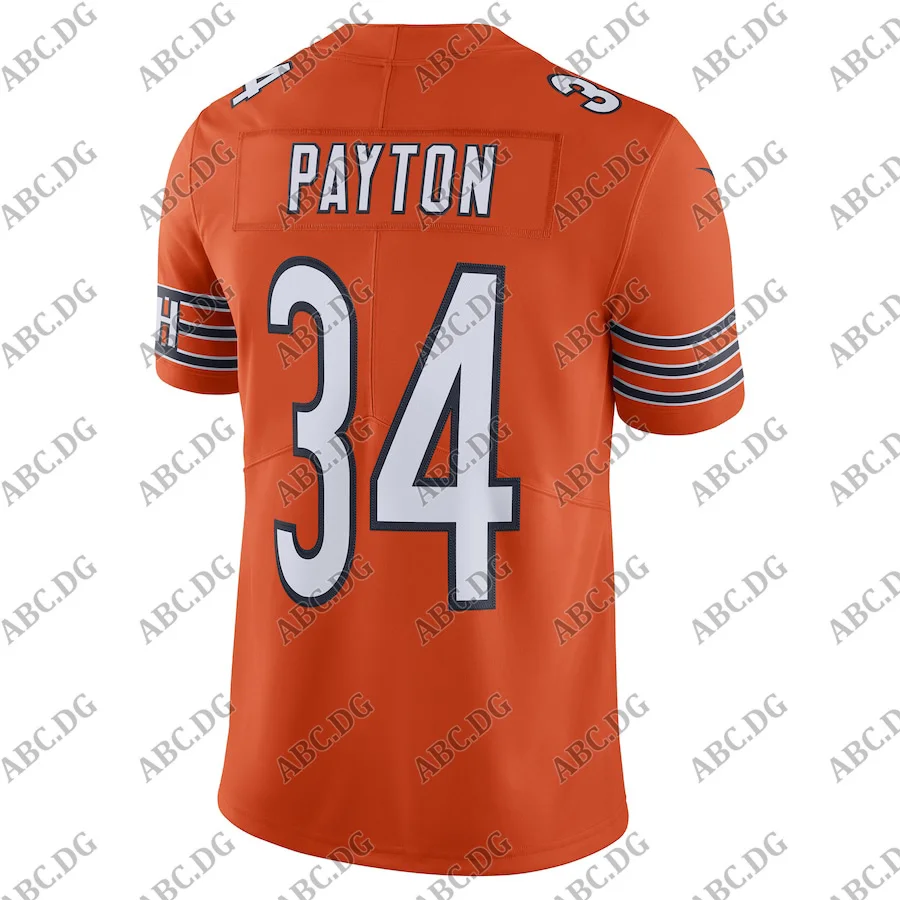 

Men Women Kid Youth Chicago Walter Payton Orange Alternate Vapor Untouchable Limited Retired Player Jersey