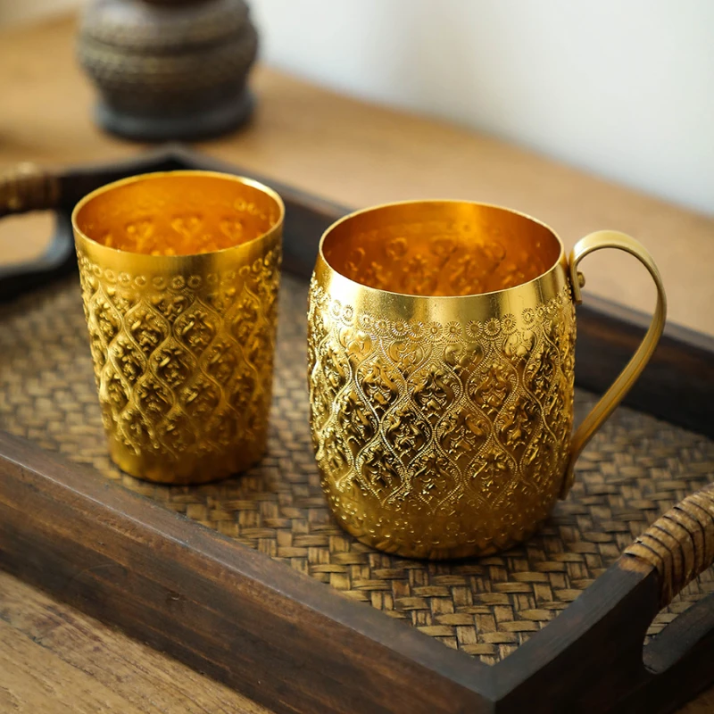 Тайский бытовой стакан для воды тайская посуда ресторана отеля клуба вина горшок