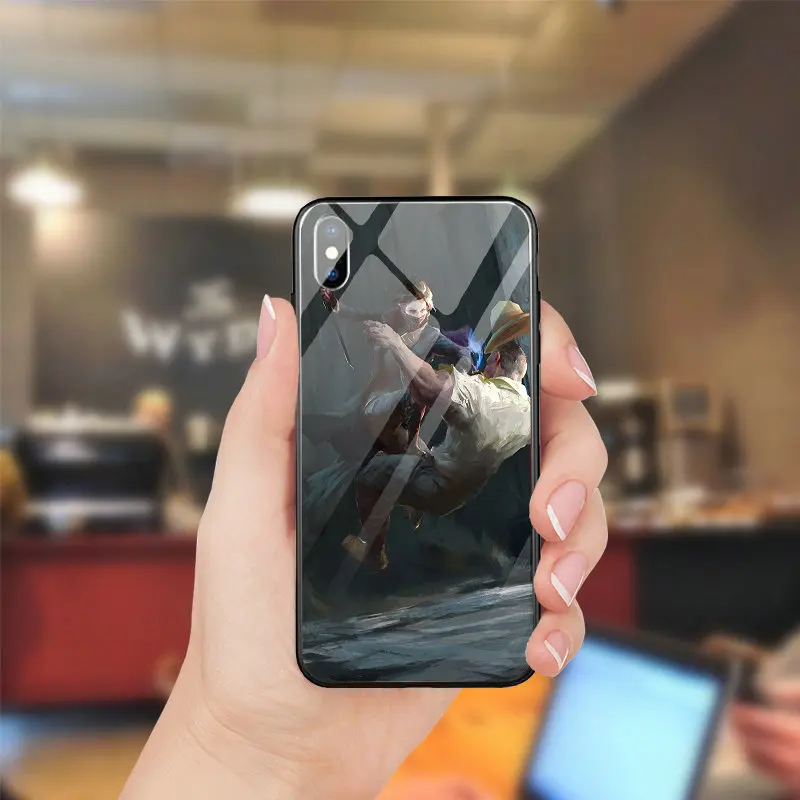Чехол для iPhone 5 с закаленным стеклом размеры XR XS Max 10 7 6 6s 8 Plus | Мобильные телефоны и