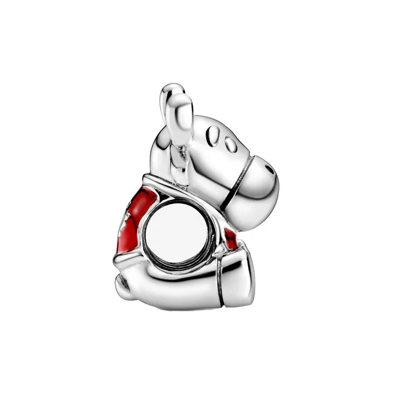 

2020 Summer New 925 Sterling Silver Canada Moose Maple Leaf Charms Beads fit Original Pandora Bracelets Women DIY Jewelry