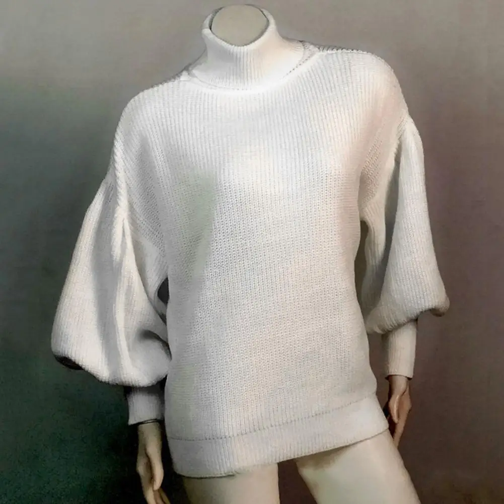 

Pullover Top 4 Colors Knitted Sweater Quick-drying Washable Fashionable All Match Charming Sweater Coat