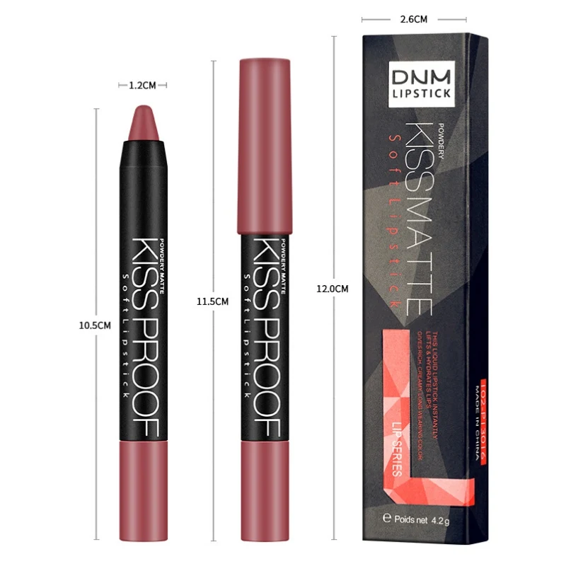 Водостойкая бархатная помада с антипригарным покрытием 19 цветов |