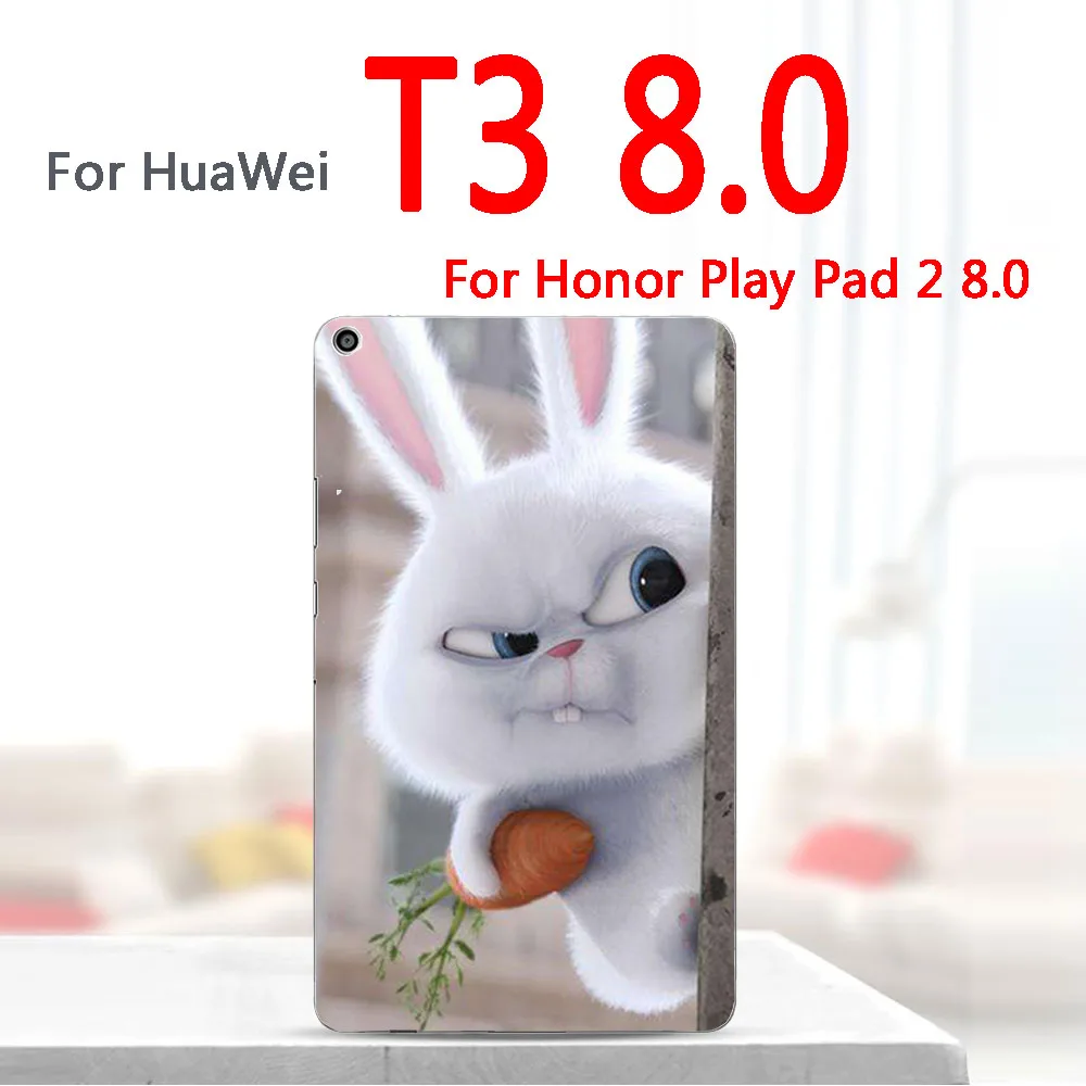 Роспись Tablet крышка для huawei Mediapad Медиа Pad T3 10 8 7 3g 7g3 AGS-W09 L09 KOB-L09 W09 для игровой площадки 2 9,6 8 силиконовый чехол - Цвет: T3-8-luo bo tu