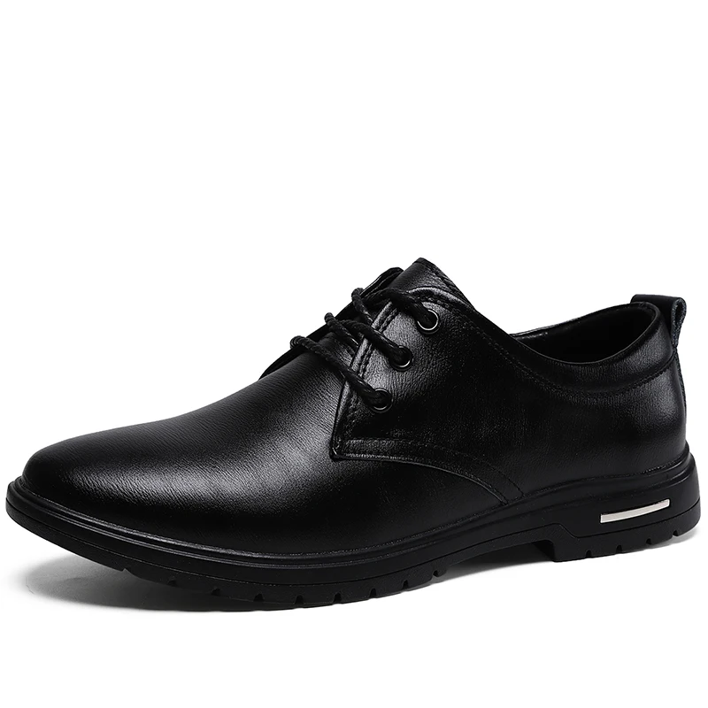 

New Autumn Men Dress Shoes Fashion PU Leather Lace-up Oxfords Big Size Business Formal Shoes Party Wedding Footwear Big Size 47