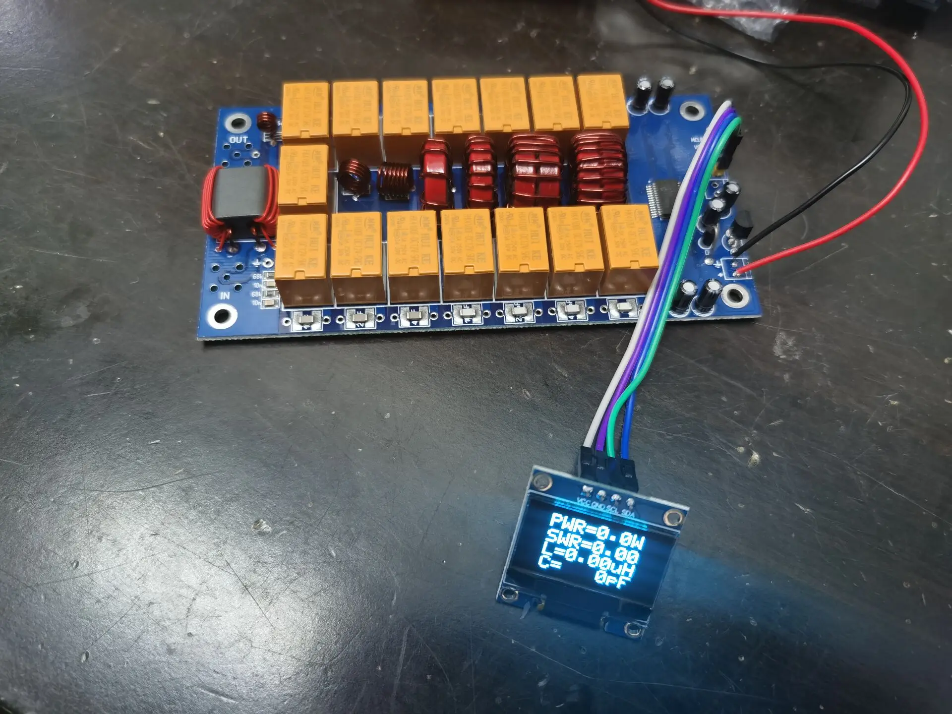 

Ready to use ! Assembled ! ATU-100 1.8-50MHz ATU-100mini Automatic Antenna Tuner by N7DDC 7x7 +0.96inch OLED