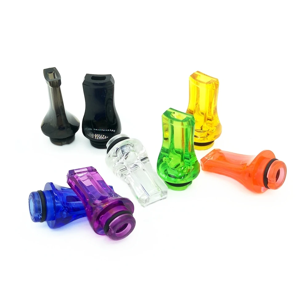 Vape Electronic Cigarette Vapor 510 Drip Tip 510/810 Adapter Long MTL Spiral Anti Tips For Ego Aio/ Tank Atomizer Vaporizer