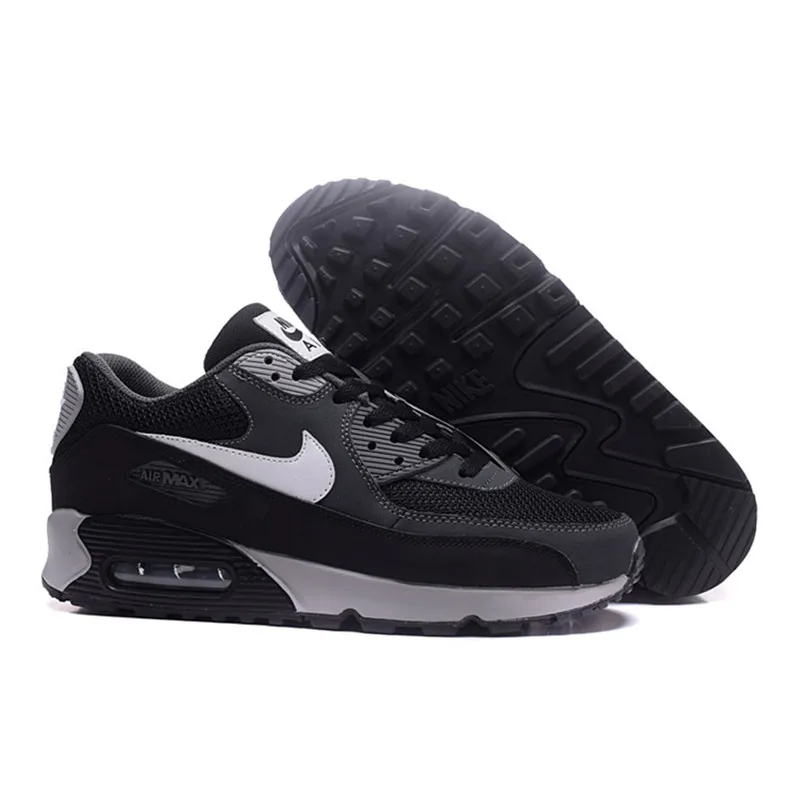 Оригинальные мужские кроссовки для бега Nike Air Max 90 эфирные, износостойкие, классические, спортивные, уличные, сетчатые, дышащие кроссовки 537384-111
