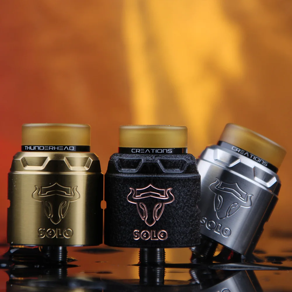 

THC Tauren Solo RDA емкостью 2 мл, 24 мм RDA с одной катушкой и 31-микро воздушными отверстиями, бак для вейпа BF Pin Vs Drop RDA/ Loop goon rda