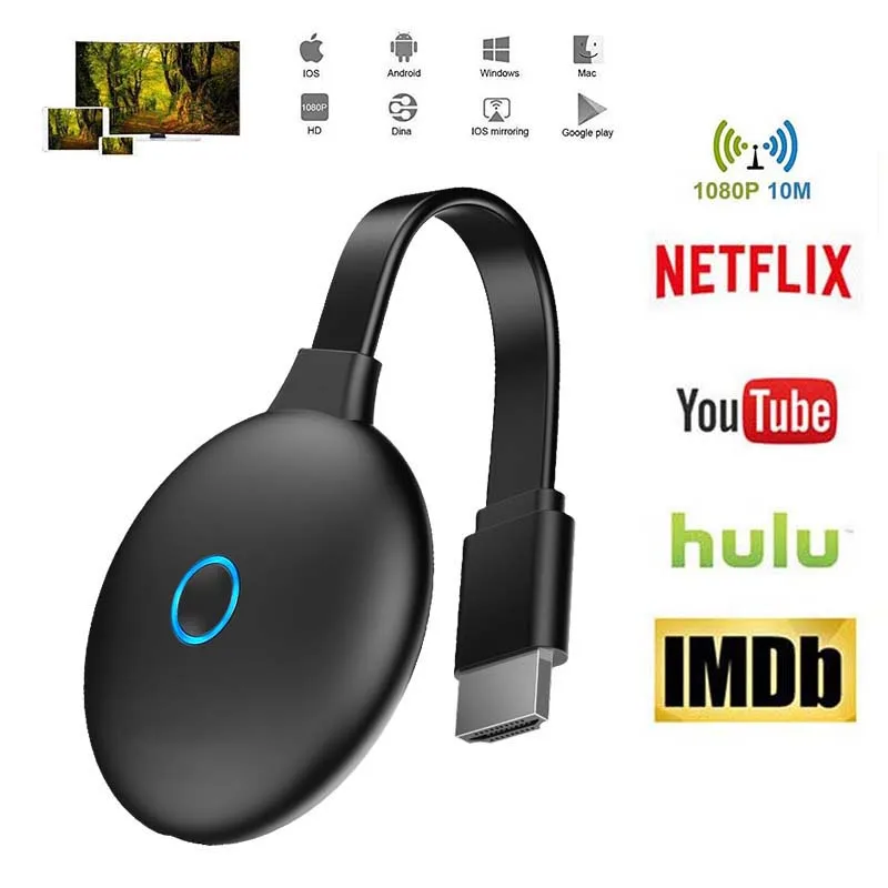 AnyCast M2 Plus Airplay 1080P беспроводной WiFi Дисплей ТВ ключ приемник ТВ-палка Android Miracast для телефона ПК для Chromecast