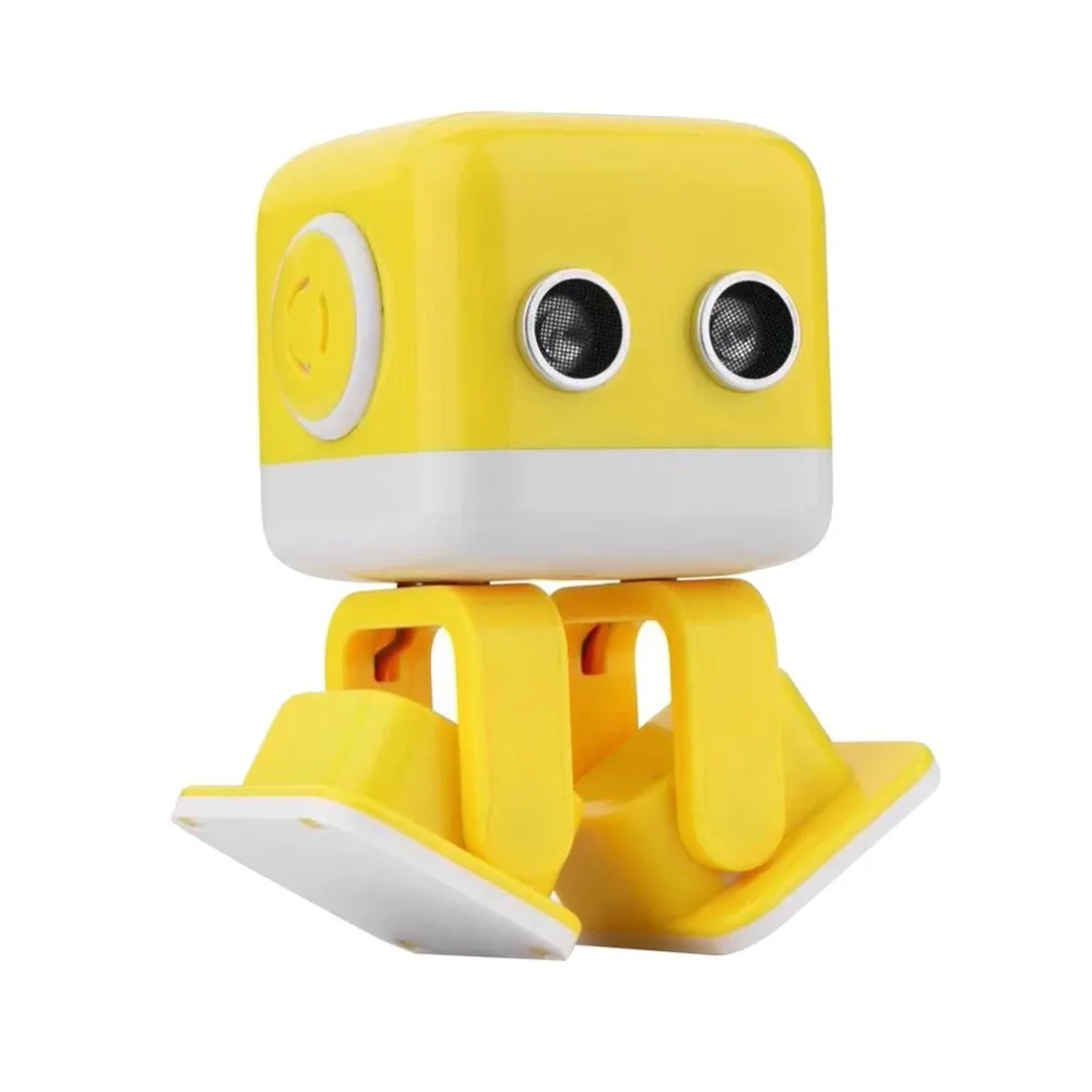 Интеллектуальный светодиодный робот WLtoys Cubee F9 с двойным режимом управления и ультра-звуковым датчиком дистанционного управления, детский игрушечный робот для танцев