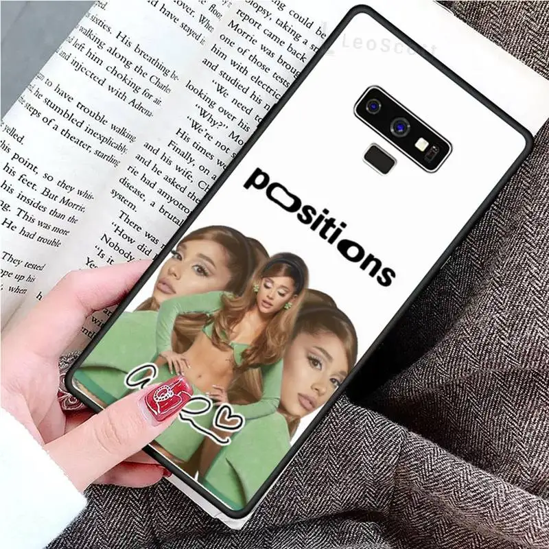 

Ariana Grande Positions Phone Case For Samsung Galaxy S8 S9 S10 Plus S10E Note 3 4 5 6 7 8 9 10 Pro Lite Cover Funda Shell Coque