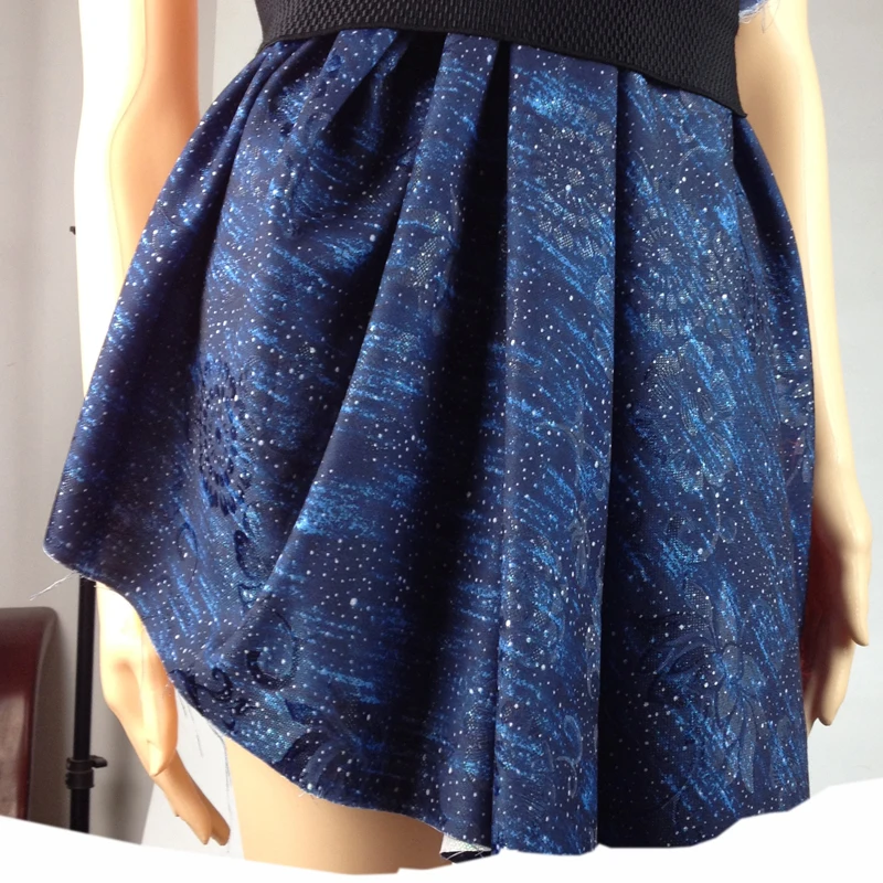 Ткань жаккардовая для платья ткань шитья одежды сделай сам из полиэстера с