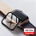 Мягкое стекло для Apple Watch series 7 6 5 4 3 se 45 мм 41 мм 44 мм 40 мм 42 мм 38 мм 9D HD (не закаленное), чехол для телефона