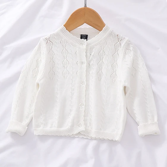 Хлопковая желтая куртка для маленьких девочек 0-24 мес. кардиган свитер и