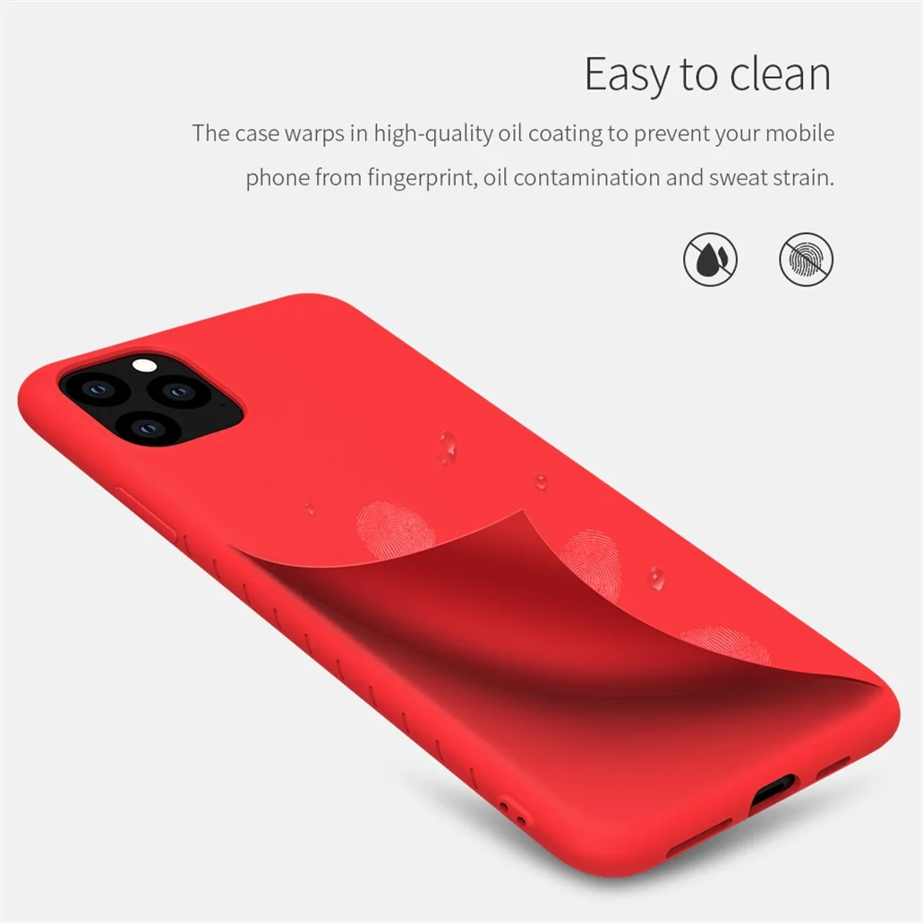 Чехол NILLKIN для iPhone 11 Pro Max чехол на айфон резиновый защитный телефона из ТПУ задняя