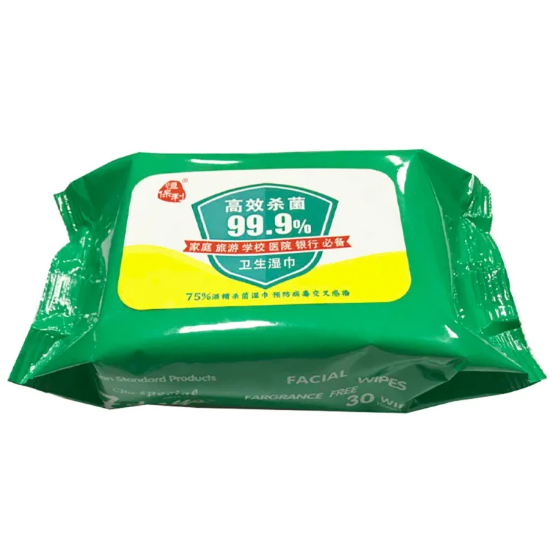 Влажные салфетки 30 шт./лот влажные бактериостатические десять насосов | Красота и