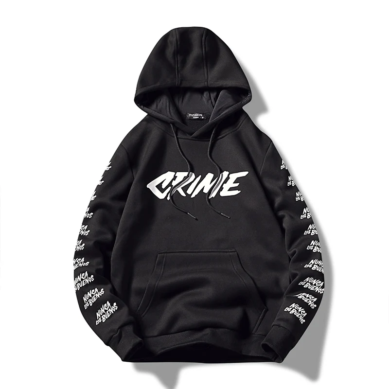 Мужская толстовка с капюшоном модная брендовая свободная надписью большие