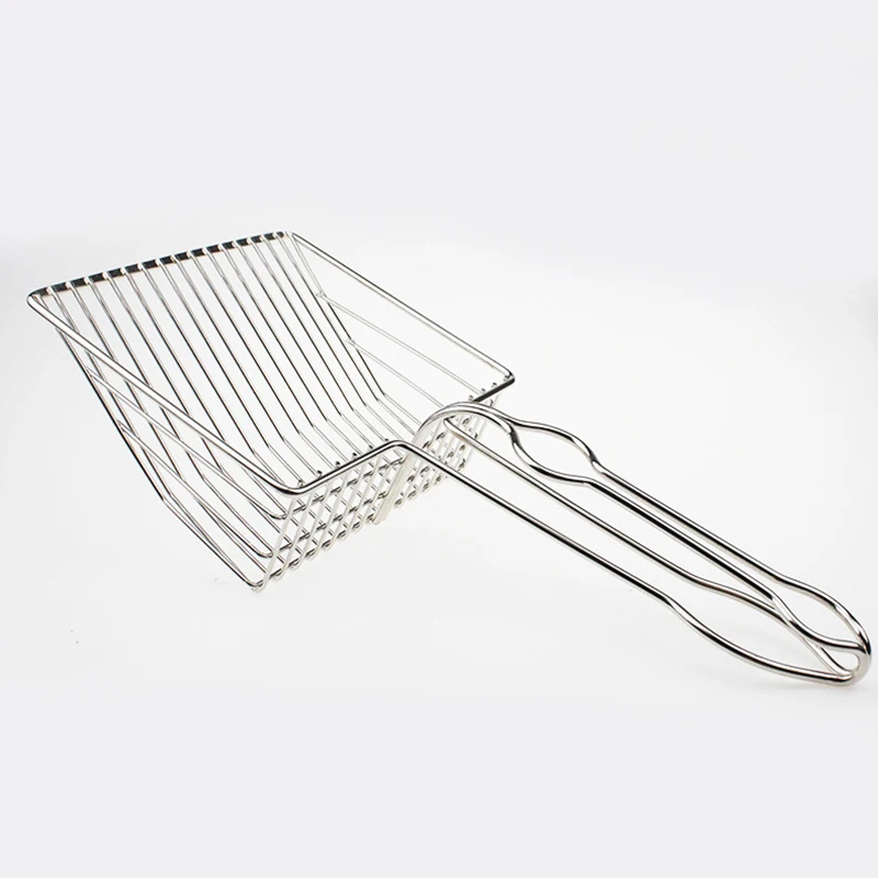 Лопатка для кошачьего туалета металлический ковш из нержавеющей стали лопатка