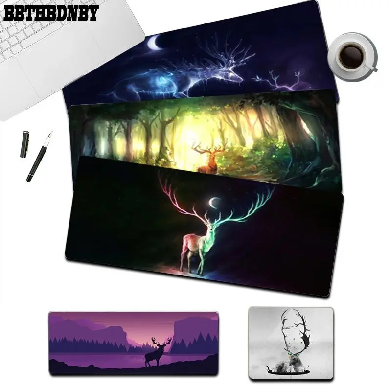 

Большой игровой коврик для мыши BBTHBDNBY Art bighorn deer, размер XL