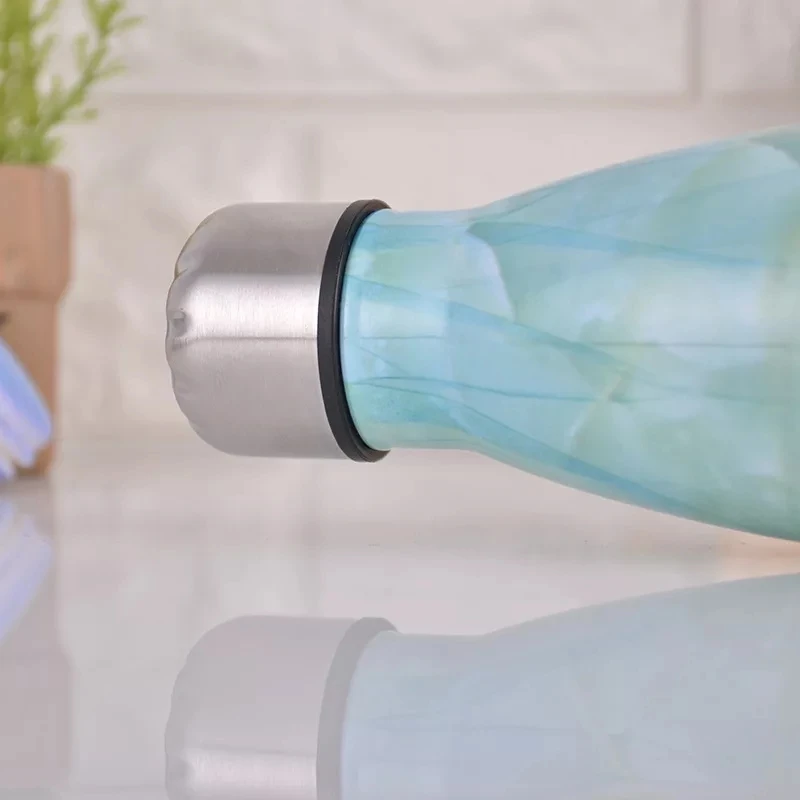 

500ML Water Bottle Vacuum Insulated Flask Thermal Sport Hot Cold Cup Stainless Steel thermos bottle Creative Marble