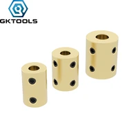 gktools pure copper cylindrical shaft coupling rigid coupling coupler motor transmission connector