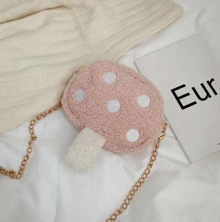 Милые плюшевые сумки через плечо для женщин модная прочная мини сумка мобильного