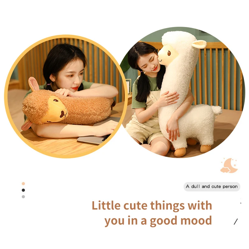 

Alpaca Plush Toy Japanese Alpaca Soft Stuffed Cute Sheep Llama Animal Dolls Sleep Pillow korean Cute Toys Home Bed Decor Gift
