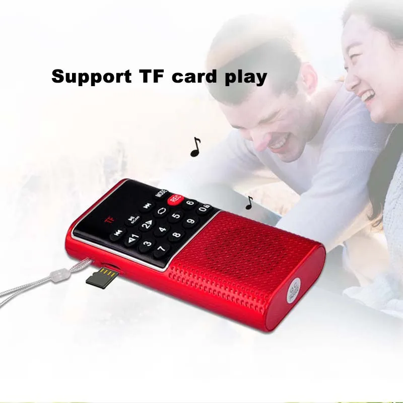 Мини FM радио JINSERTA портативный динамик музыкальный плеер с разъемом для наушников