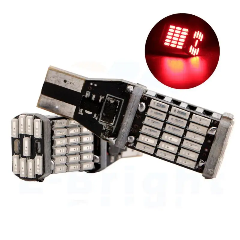 2 шт. T15 921 W16W 45 SMD 4014 светодиодный CANBUS задний фонарь резервный свет ксеноновая