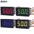 Цифровой вольтметр, 2,5-30 в, красныйсинийзеленый, для автомобилей 6 в, 12 В, вольтметр Для электромобиля или мотоцикла