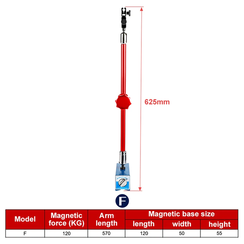 

Универсальная Магнитная подставка с большим циферблатом, различные размеры, магнитное основание для калибровки оборудования