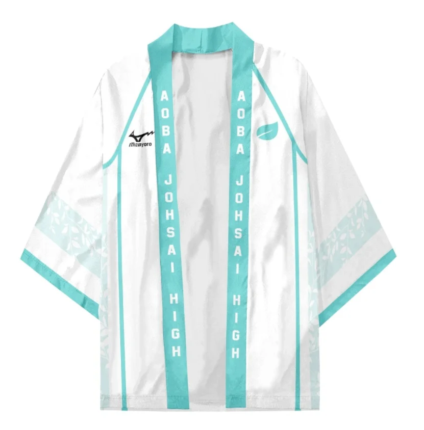 Аниме Haikyuu Aoba Johsai школьные костюмы для косплея Oikawa Tooru кимоно накидка подростков
