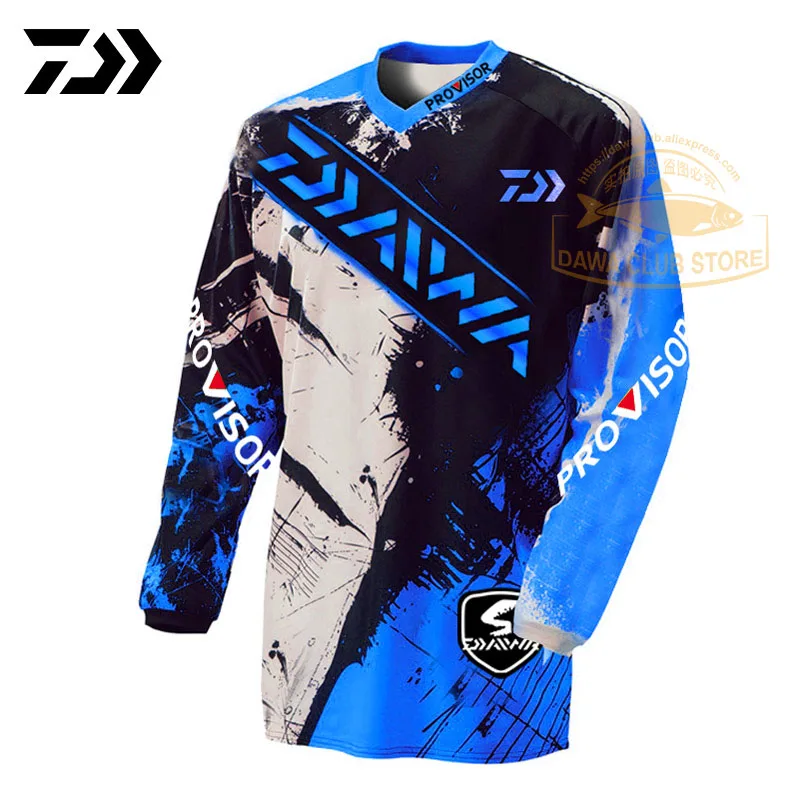 

2021 Daiwa Anti-uv Sun Fishing Jersey Breathable Quick Dry Fishing Spring Long-sleeve Fishing Clothes Clothing Fishing Shirt