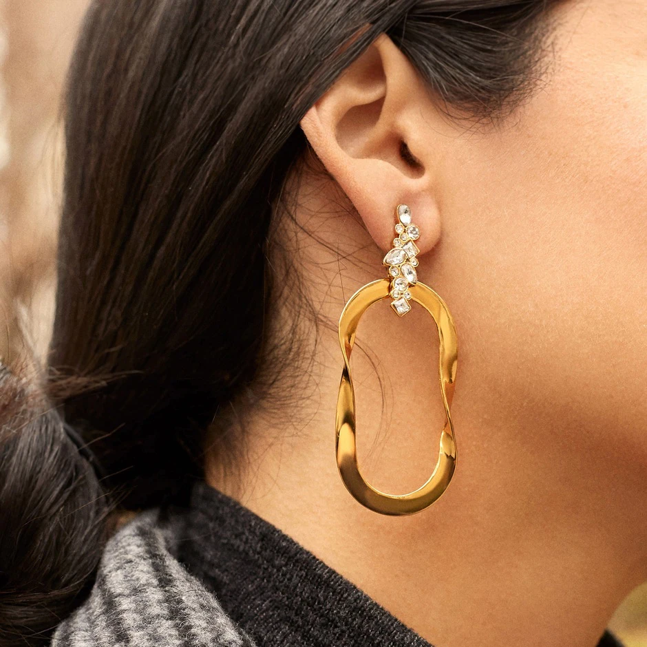 BEREAJOY Bijoux 2020 BA Boho металлические висячие серьги для женщин вечерние выпускного