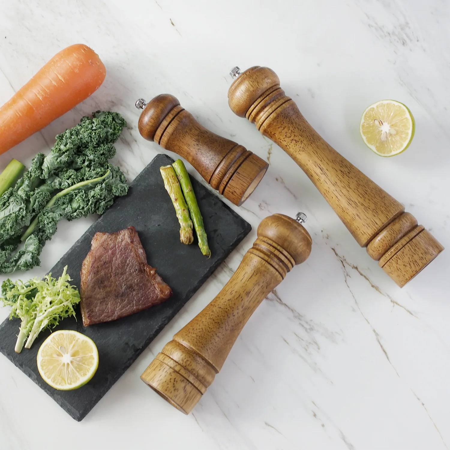 Бытовой Регулируемый ручной вращающийся шейкер для перца бутылка специй