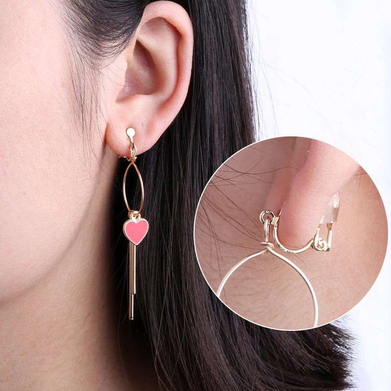 Треугольники ухо клип женский Невидимый не вызывает болезненных ощущений шпон