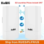 KuWFi Беспроводной маршрутизатор 900 Мбит  с Беспроводной ретранслятор 5.8G Внешний маршрутизатор точки доступа Wi-Fi Мост точка-точка 1-3 км Покрытие Wi-Fi 24 В POE