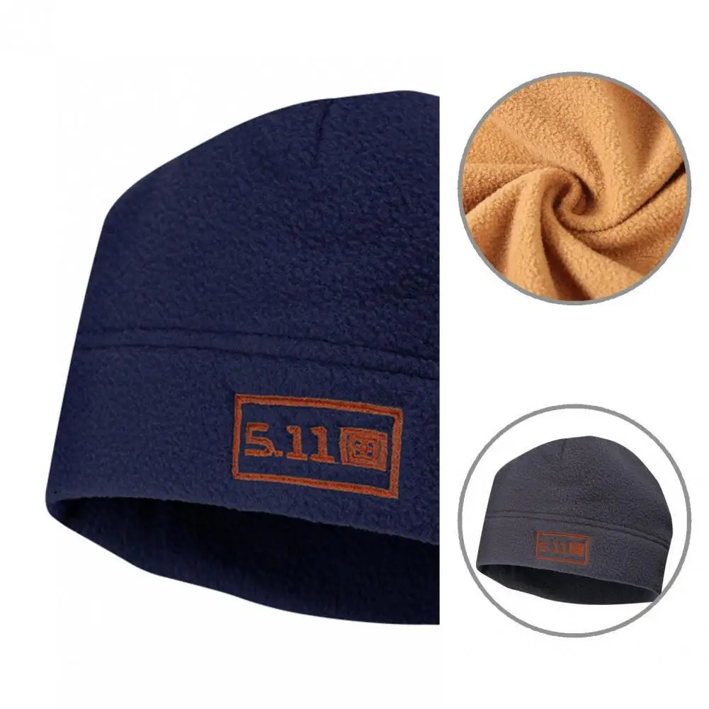 

5 цветов Изысканная вязаная флисовая женская мужская зимняя теплая шапка эластичная Флисовая Шапка удобная для кемпинга