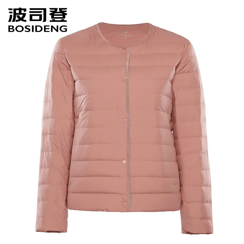 Женская Одежда BOSIDENG для ранней зимы женское пуховое пальто куртка на 90 утином