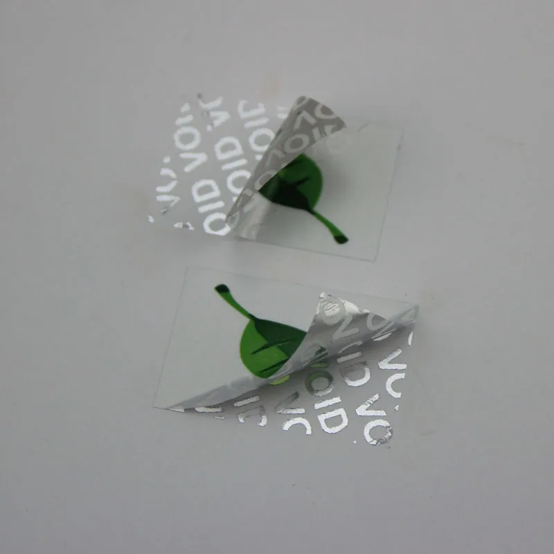 

Custom Gold Ink Printed Transparent Warranty VOID Stickers, Gold Ink Company Logo Printed Round Clear Security VOID Vinyl Labels