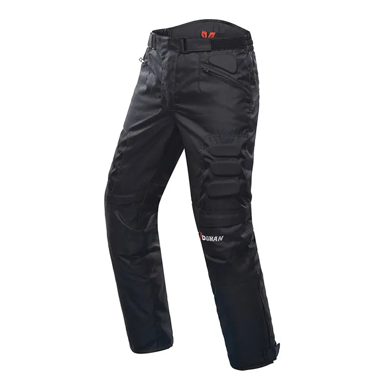 DK-02Black pants Herobiker мотоцикл куртка Для мужчин Водонепроницаемый Байкерская кожаная куртка в байкерском стиле для всего тела защитный Шестерни перчатки для езды на мотоцикле байкерская куртка черного цвета - Цвет: DK-02Black pants