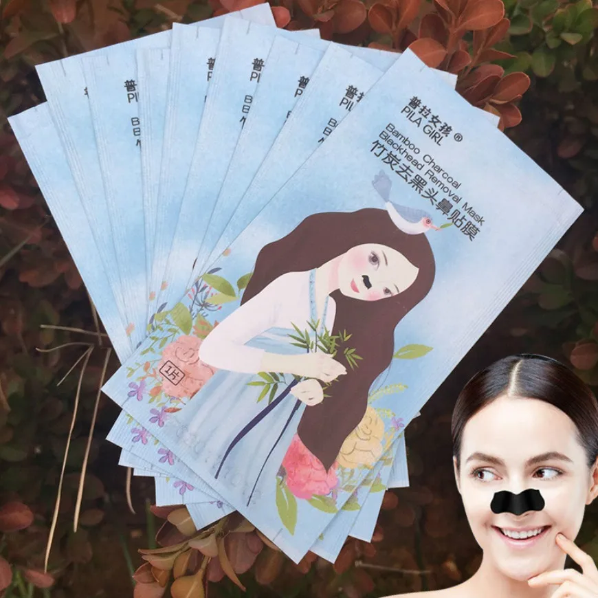 Красивая версия для девочек бамбуковый уголь угрей удаляет глубокие маски лица