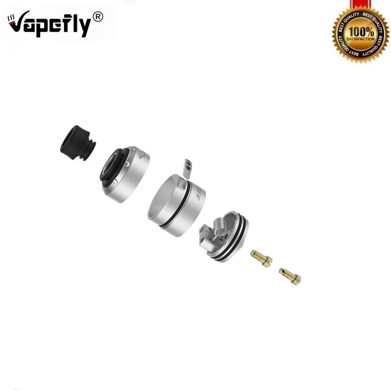 Оригинальный бак Vapefly Pixie RDA с одной катушкой 22 мм испаритель Vape 510 нить для Squonk Mod VS