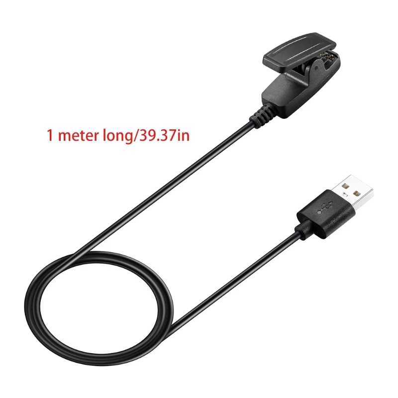 

Universal USB Charger Clip Cradle Cable for -Garmin Lily Forerunner 35 35J 30 735XT 630 235 645 Vivomove HR Approach S20