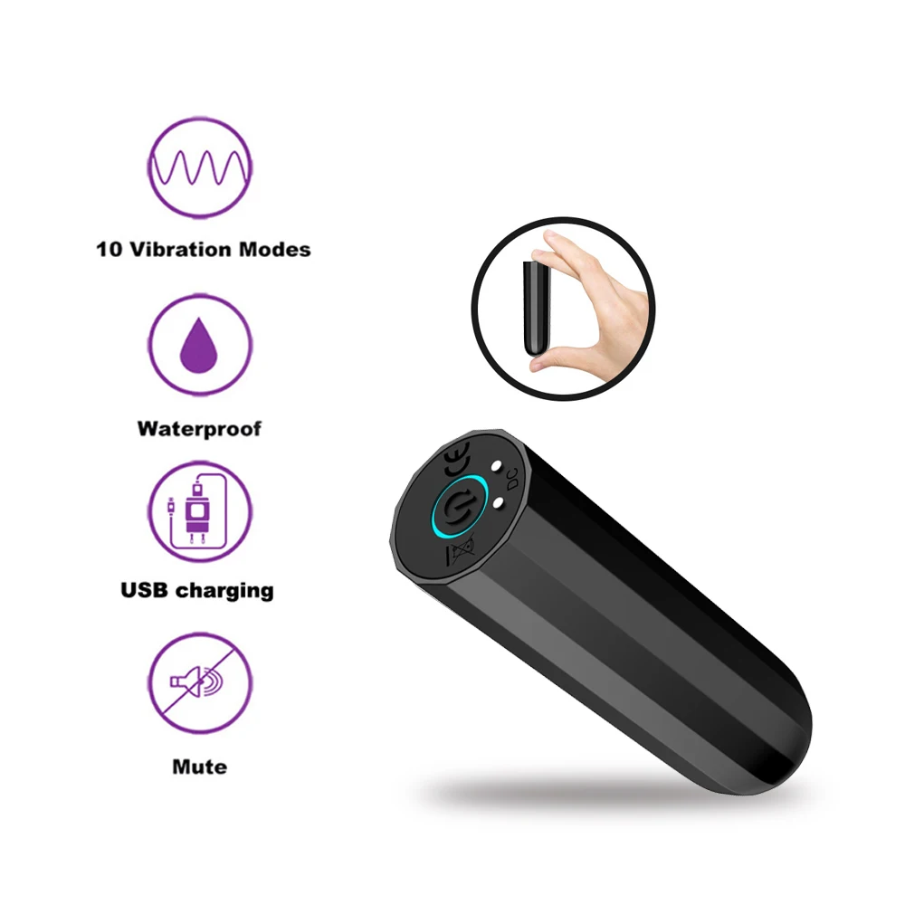 Вибратор-Пуля 10 скоростей фаллоимитатор Вибраторы AV Stick Стимулятор точки G