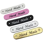 Этикетки ручной работы из искусственной кожи, 5 цветов