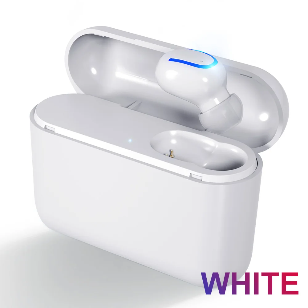 ANMONE Bluetooth 5,0 наушники Q32 TWS беспроводные наушники стерео звук Игровые наушники с внешним аккумулятором наушник для телефона - Цвет: Single ear version