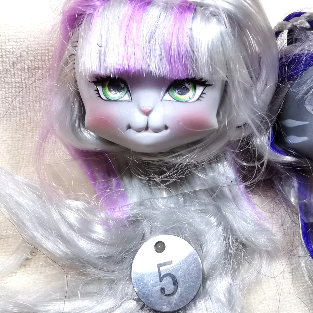 

Original Foreign trade Girl TOYS Lanard Catwalk Kitties Heads Figure Dolls,PVC Dolls Heads,5cm